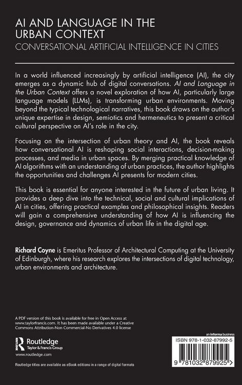 Produktbild: AI and Language in the Urban Context