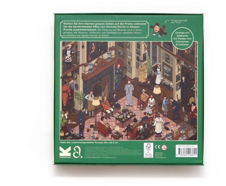 Produktbild: Die Welt von Hercule Poirot - Puzzle 1000 Teile