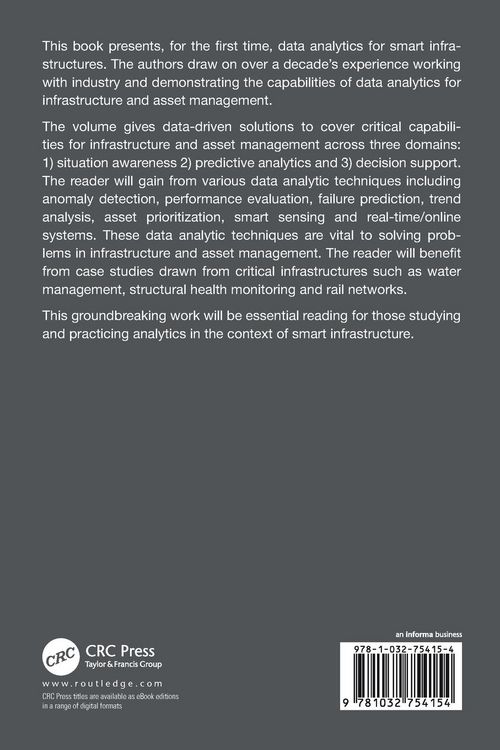 Produktbild: Data Analytics for Smart Infrastructure