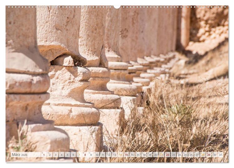 Produktbild: Jordanien - Wadis - W&uuml;ste - Weltwunder (hochwertiger Premium Wandkalender 2026 DIN A2 quer), Kunstdruck in Hochglanz