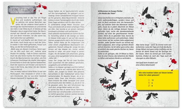 Produktbild: Escape-Adventskalender - Die Maske des Toten