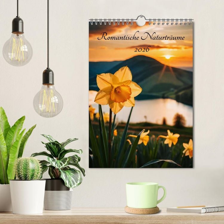Produktbild: Romantische Naturtr&auml;ume (Wandkalender 2026 DIN A4 hoch), CALVENDO Monatskalender