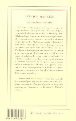Produktbild: Le m&eacute;chant comte
