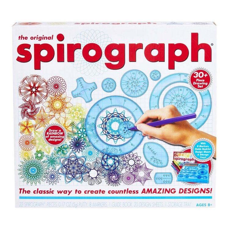 Produktbild: spirograph Schablonen Set mit 8 Stiften