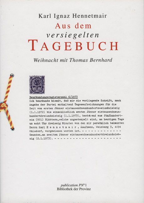 Produktbild: Aus dem versiegelten Tagebuch