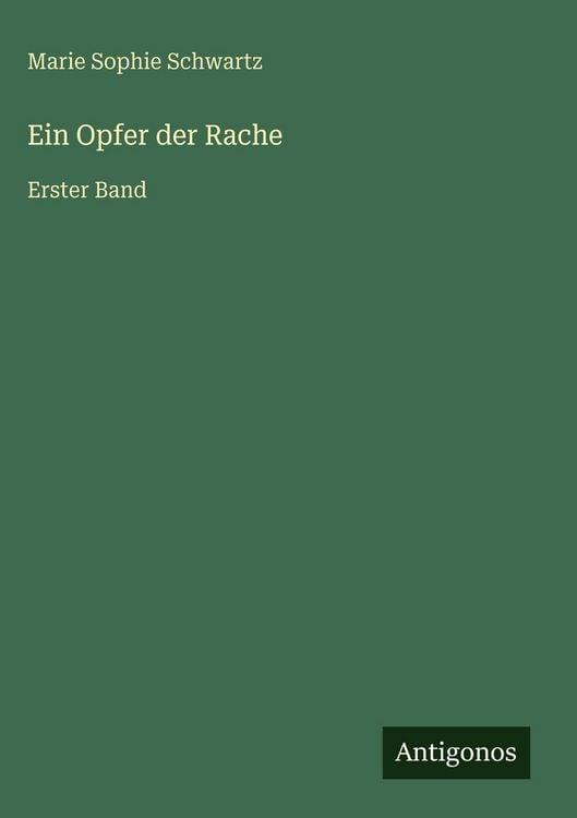 Produktbild: Ein Opfer der Rache