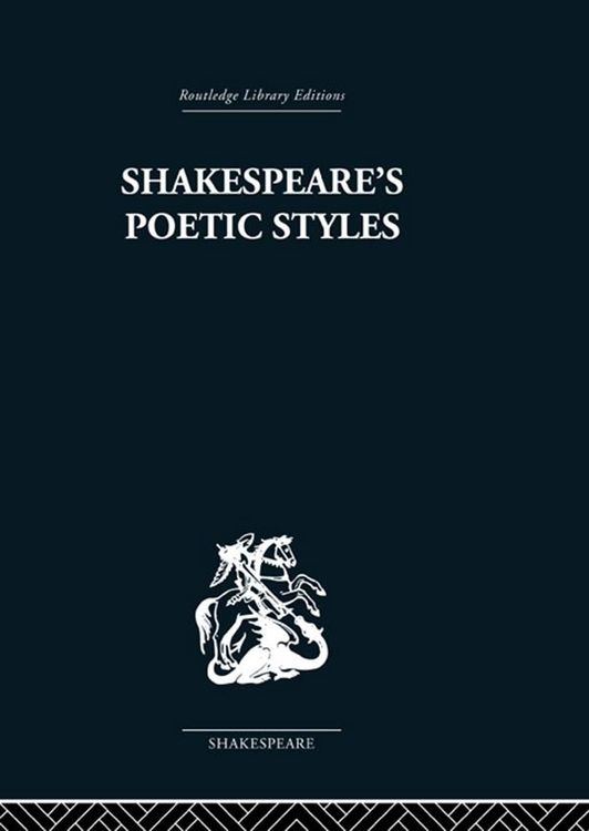 Produktbild: Shakespeare's Poetic Styles