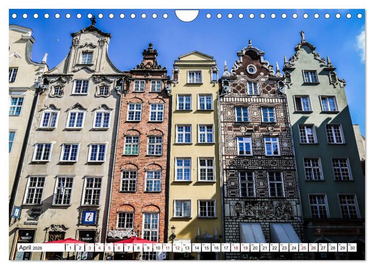 Produktbild: Danzig - Gdansk (Wandkalender 2026 DIN A4 quer), CALVENDO Monatskalender