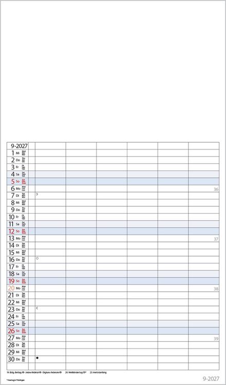 Produktbild: FMB Familienplaner XL 2027