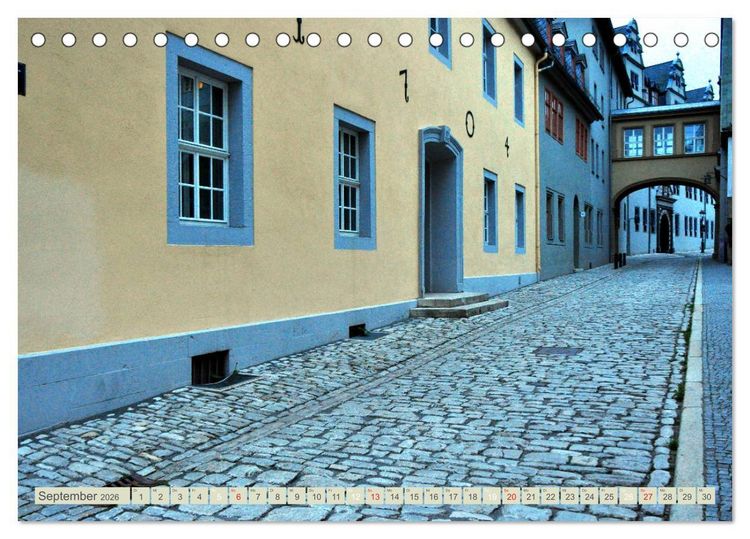 Produktbild: Weimar - Dichterstadt (Tischkalender 2026 DIN A5 quer), CALVENDO Monatskalender