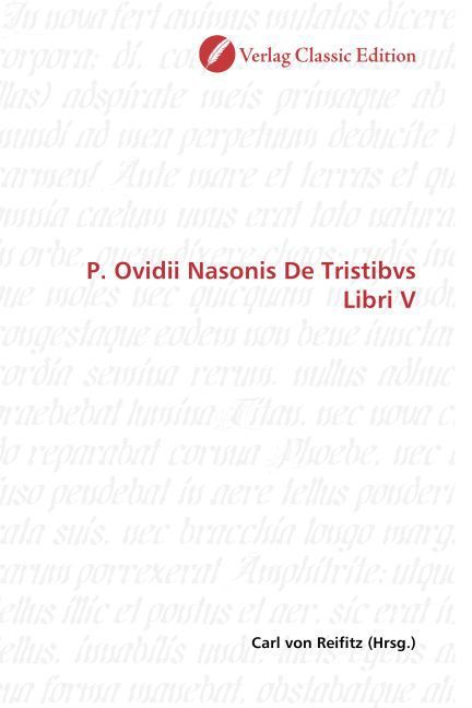 Produktbild: P. Ovidii Nasonis De Tristibvs Libri V