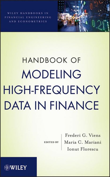 Produktbild: Handbook of Modeling High-Frequency Data in Finance