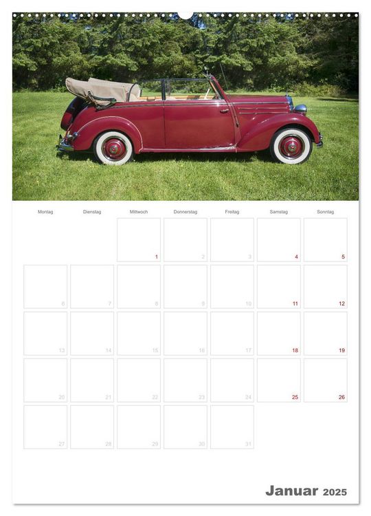 Produktbild: Mercedes Benz 170 SCB (hochwertiger Premium Wandkalender 2025 DIN A2 hoch), Kunstdruck in Hochglanz