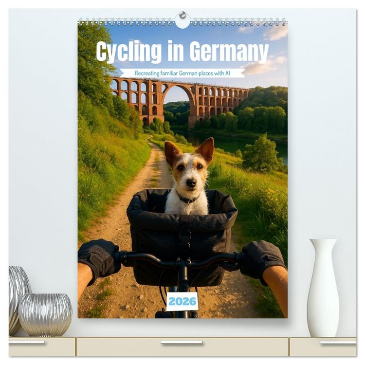 Produktbild: Cycling in Germany (High Quality Premium Wall Calendar 2026 DIN A2 portrait),CALVENDO 12 Month Wall Calendar
