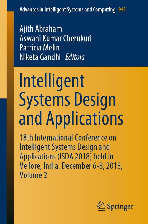 Produktbild: Intelligent Systems Design and Applications