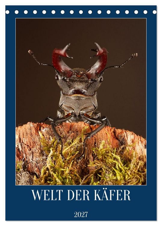 Produktbild: Welt der K&auml;fer (Tischkalender 2027 DIN A5 hoch), CALVENDO Monatskalender