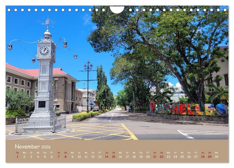 Produktbild: Mah&egrave; und die Inseln der Seychellen (Wandkalender 2026 DIN A4 quer), CALVENDO Monatskalender