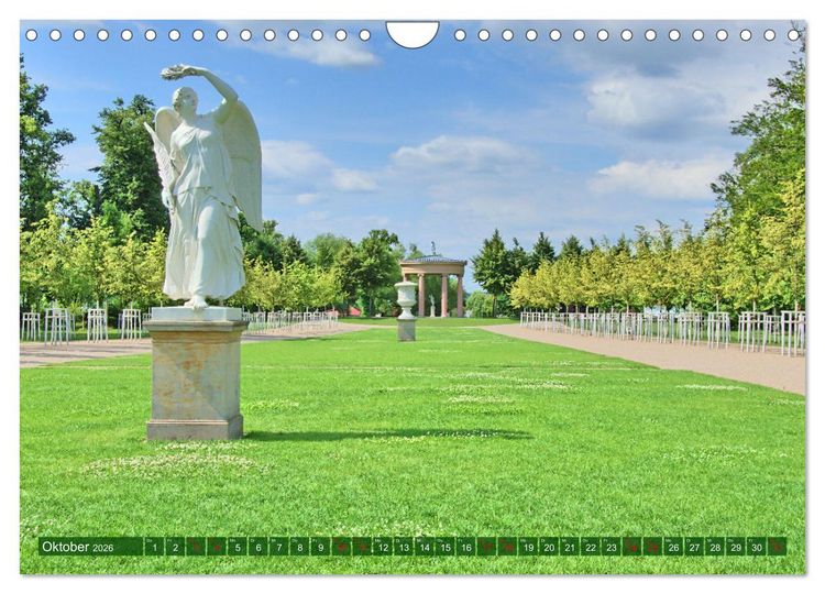 Produktbild: Schlossgarten Neustrelitz (Wandkalender 2026 DIN A4 quer), CALVENDO Monatskalender