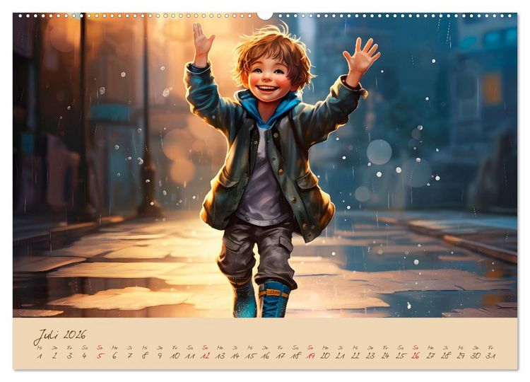 Produktbild: Magie der Kindheit (Wandkalender 2026 DIN A2 quer), CALVENDO Monatskalender