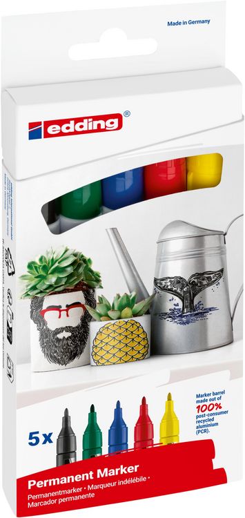 Produktbild: Edding Permanent Marker edding 3000 5er Set