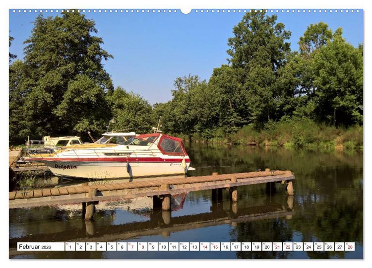 Produktbild: Parchim - Idyllische Kleinstadt an der Elde (Wandkalender 2026 DIN A2 quer), CALVENDO Monatskalender