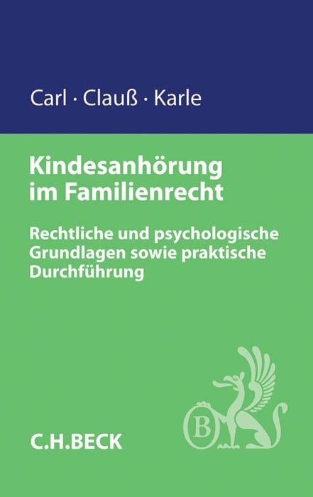 Produktbild: Kindesanh&ouml;rung im Familienrecht