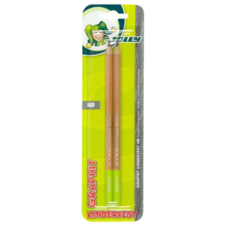 Produktbild: JOLLY Bleistift Graphit kinderfest HB Nr.2, 2er Set