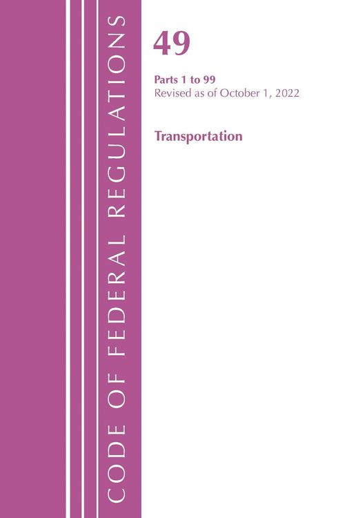 Produktbild: Office Of The Federal Register (U S: Code of Federal Regulat