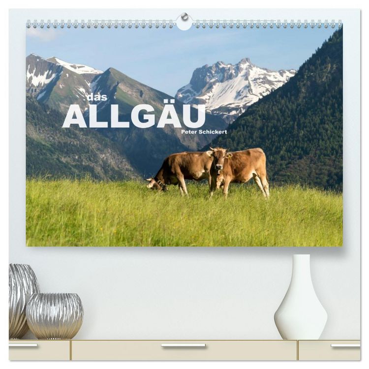 Produktbild: das Allg&auml;u (hochwertiger Premium Wandkalender 2026 DIN A2 quer), Kunstdruck in Hochglanz