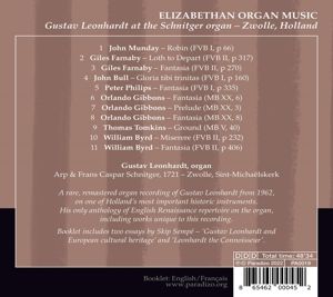 Produktbild: Elizabethan Organ Music