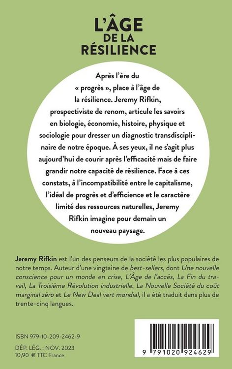 Produktbild: L'&acirc;ge de la r&eacute;silience