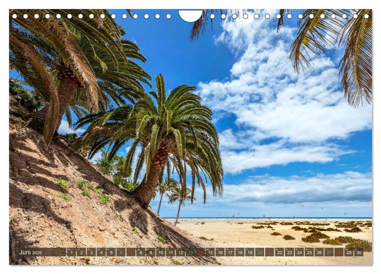 Produktbild: FUERTEVENTURA Paradiesische Impressionen der Insel (Wandkalender 2026 DIN A4 quer), CALVENDO Monatskalender