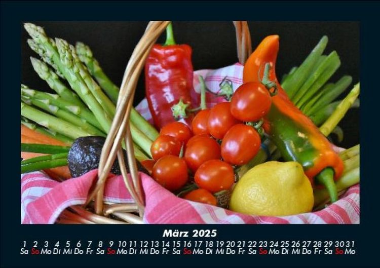 Produktbild: Gem&uuml;sekalender 2025 Fotokalender DIN A5