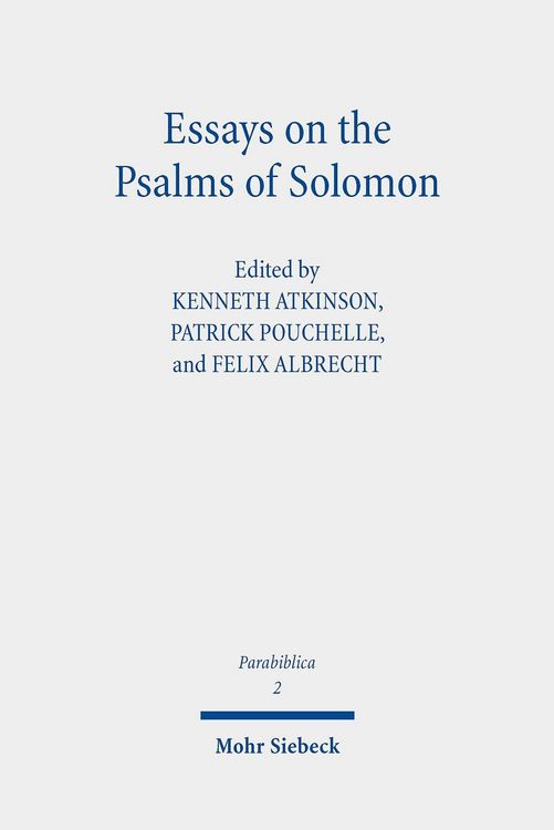 Produktbild: Essays on the Psalms of Solomon