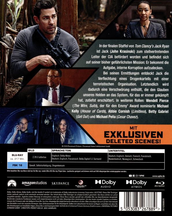 Produktbild: Tom Clancy's Jack Ryan - Staffel 4 [2 BRs]