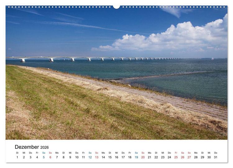 Produktbild: Seeland - Impressionen aus dem S&uuml;dwesten der Niederlande (hochwertiger Premium Wandkalender 2026 DIN A2 quer), Kunstdruck in Hochglanz