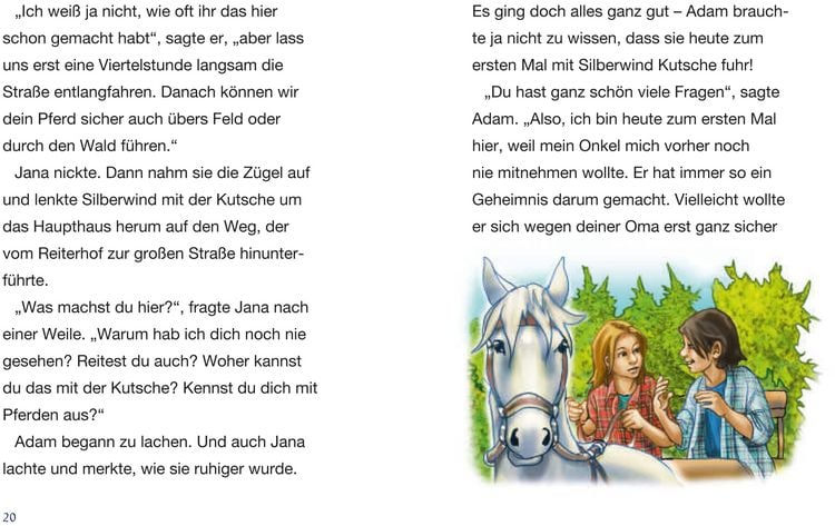 Produktbild: Silberwind, das wei&szlig;e Einhorn (Band 3) - Die vier Wildpferde