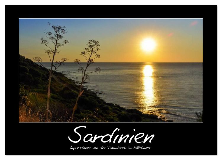 Produktbild: Die Trauminsel Sardinien (Wandkalender 2026 DIN A4 quer), CALVENDO Monatskalender
