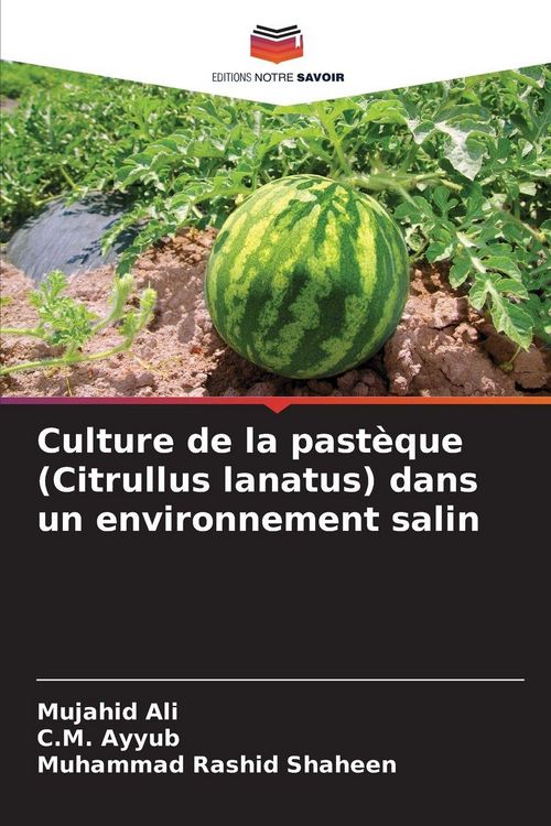 Produktbild: Culture de la past&egrave;que (Citrullus lanatus) dans un environnement salin