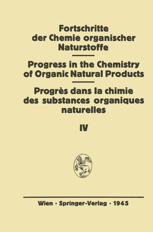 Produktbild: Fortschritte der Chemie Organischer Naturstoffe