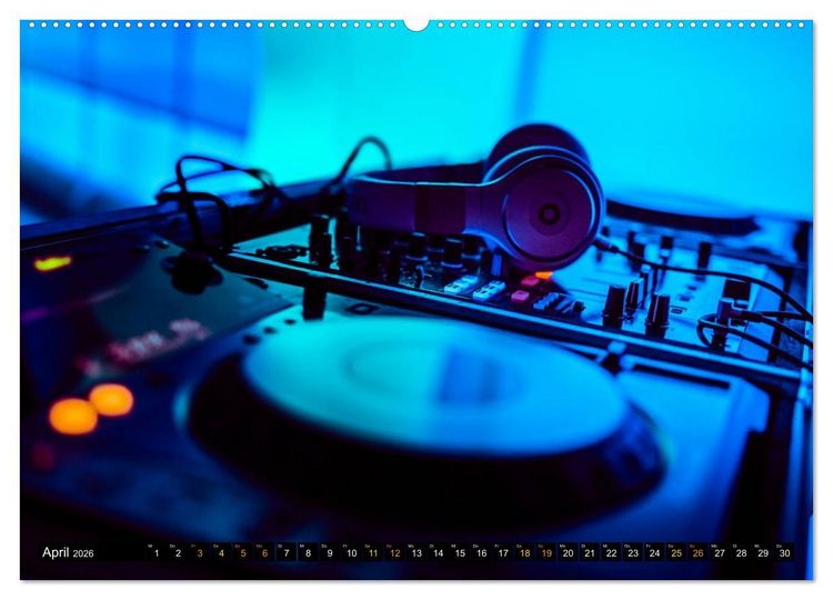 Produktbild: DJ Liveact (Wandkalender 2026 DIN A2 quer), CALVENDO Monatskalender