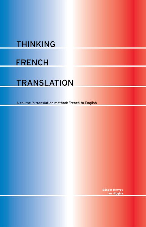Produktbild: Thinking French Translation