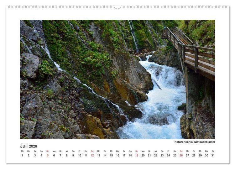 Produktbild: Willkommen im Bergsteigerdorf Ramsau (hochwertiger Premium Wandkalender 2026 DIN A2 quer), Kunstdruck in Hochglanz