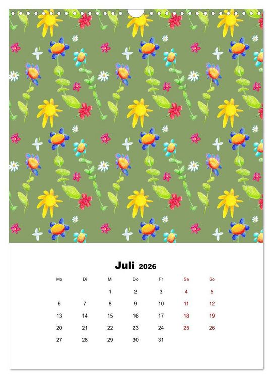 Produktbild: MUSTERMACKE (Wandkalender 2026 DIN A3 hoch), CALVENDO Monatskalender