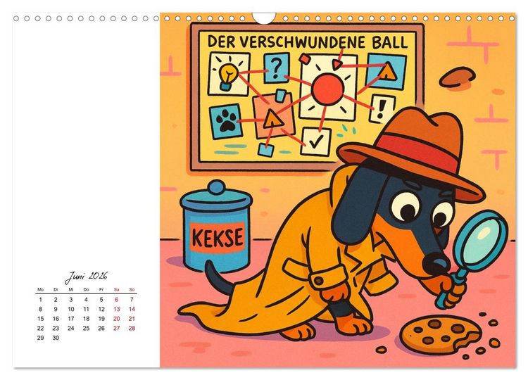 Produktbild: Pfoten, Pelz & Power-Jobs (Wandkalender 2026 DIN A3 quer), CALVENDO Monatskalender