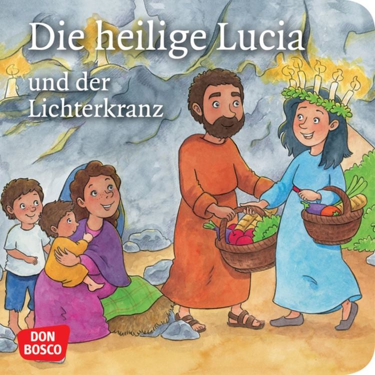Produktbild: Die heilige Lucia und der Lichterkranz. Mini-Bilderbuch
