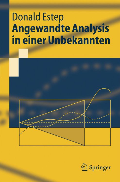 Produktbild: Angewandte Analysis in einer Unbekannten
