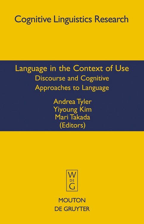 Produktbild: Language in the Context of Use