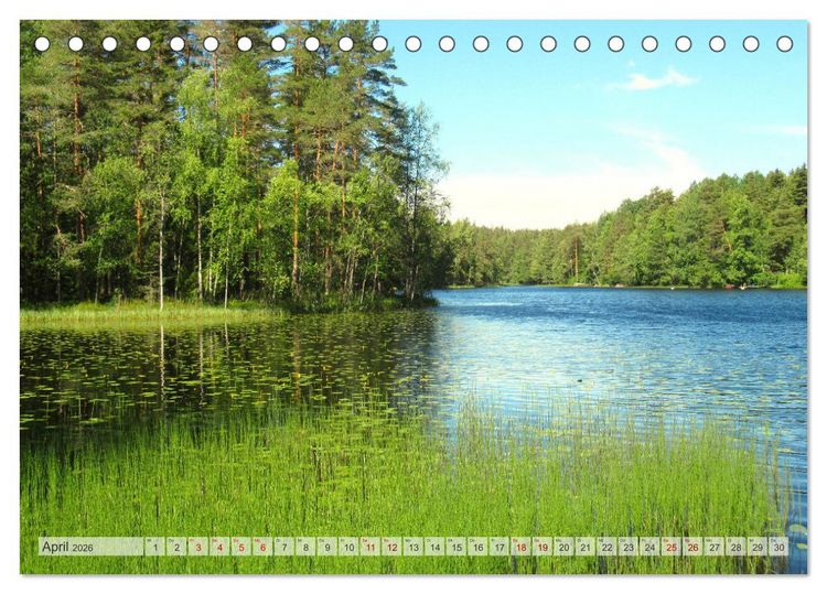 Produktbild: Helsinki und Umgebung - Eine Reise in den S&uuml;den Finnlands (Tischkalender 2026 DIN A5 quer), CALVENDO Monatskalender