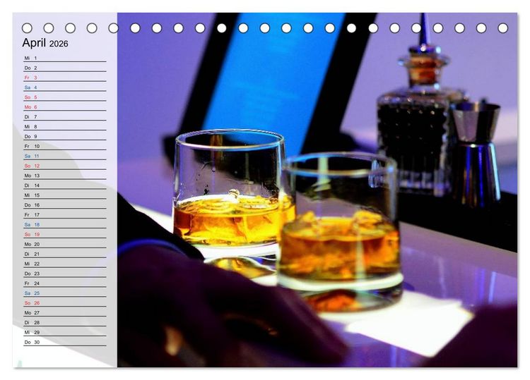 Produktbild: Bar Ambiente (Tischkalender 2026 DIN A5 quer), CALVENDO Monatskalender